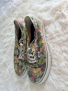 Vans Authentic Kenya Africa Jungle Safari Animal Print Sneakers
